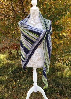 Ponchos and Shawls eBook - 5 loom knit patterns