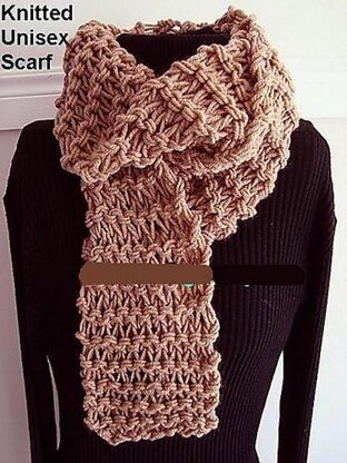 UNISEX KNITTED SCARF