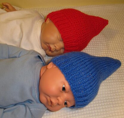 Preemie and Tiny Baby Gnome Hats