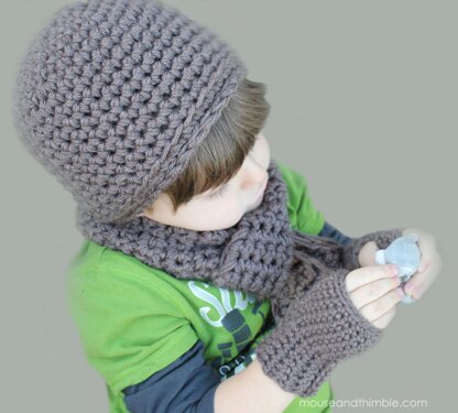 Beanie Scarf & Kid Mitts US TERMS 4521