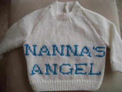 "Nanna's Angel" Sweater