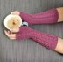 Fine Triple Plaited Cable Mitts