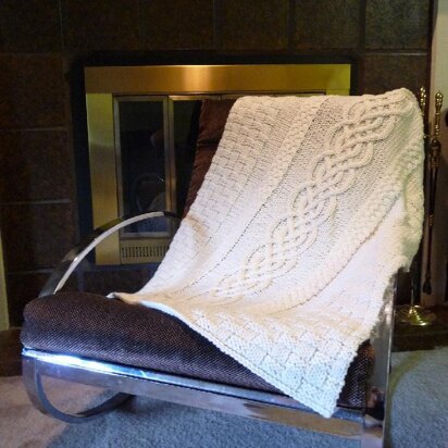 Cabled Wedding Blanket