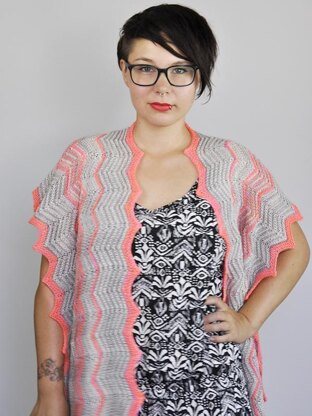 Chevron Fringe Scarf