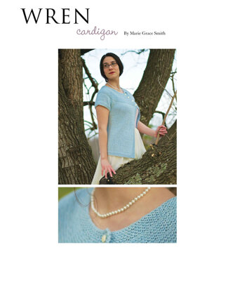 Wren Cardigan in Juniper Moon Sabine - Downloadable PDF