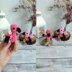 Mini Flamingo, Crochet Keychain, Car Decor, bird crochet pattern