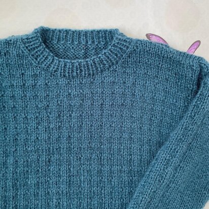 Snuggle junior sweater - knitting pattern