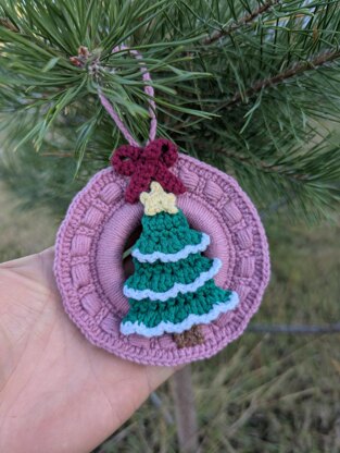 Flat Christmas Ornament