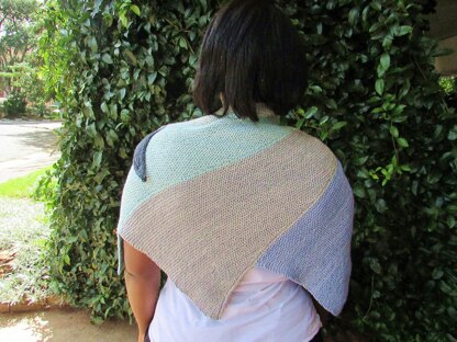 Colour Block Shawl