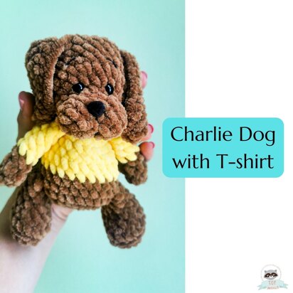 Charlie Dog with T-shirt