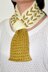 Honey Scarf ( Keyhole / Ascot / Pull-Through / Vintage / Stay On Scarf Knitting Pattern )