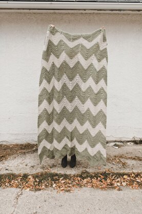 Zig Zag Chevron Afghan