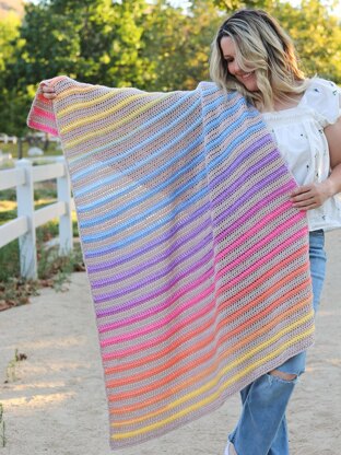 Sunset Flow Throw