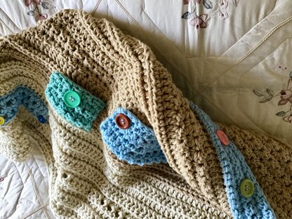 The Button Blanket Throw