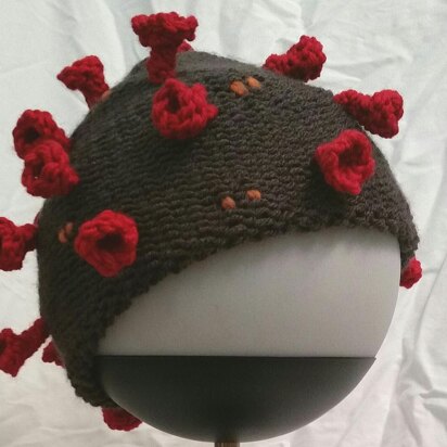 Coronavirus Knitted Hat