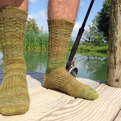 Subtle Serpentine Socks