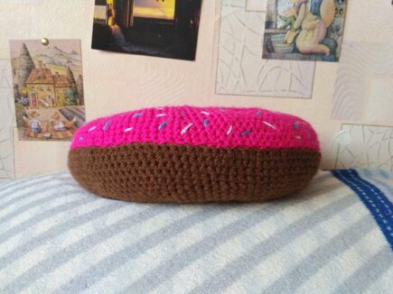 decorative donut pillow #4