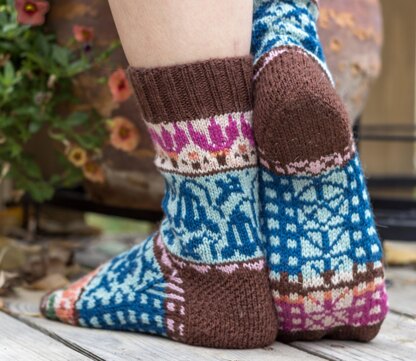 Widlflower Meadow Socks