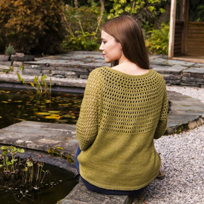 Greenall Cardigan in The Fibre Co. Road to China Light - Downloadable PDF