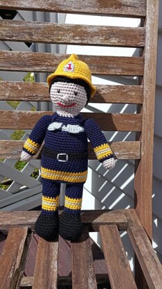 Crochet Fireman Pattern