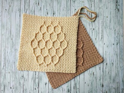 Honeycomb washcloth