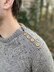 Button Shoulder Raglan Pullover Sweater