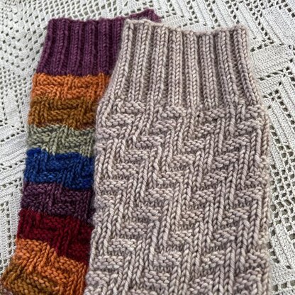 Twisty Staircase Socks