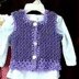 713 CARDIGAN VEST, JACKET, SHRUG, child or adult