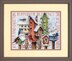 Dimensions Counted Cross Stitch Kit: Winter Housing - 35 x 27 cm (14 x 11in)