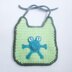 Frog Baby Bib and Rattle