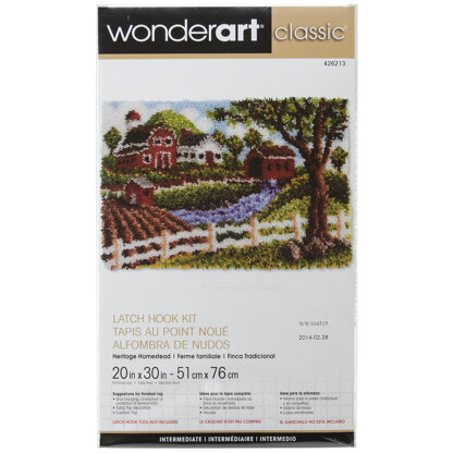 Wonderart Homestead Latch Hook Rug Kit