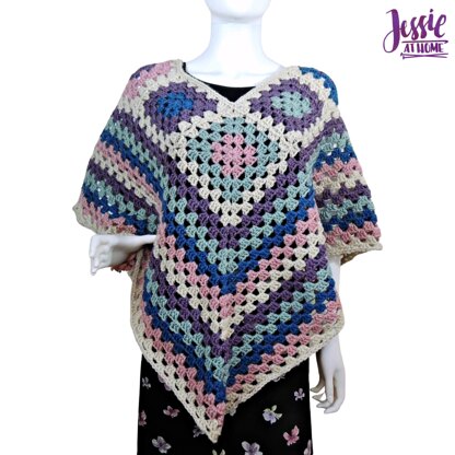 Granny Border Poncho