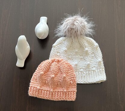 Pretty Diamonds Beanie & Cowl Set N 630