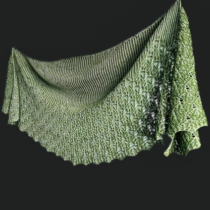 Tree Line Shawl