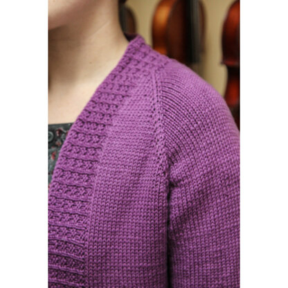 Valley Yarns 40th Anniversary 03 Windchill Cardigan at WEBS | Yarn.com