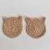 Jute cat coasters