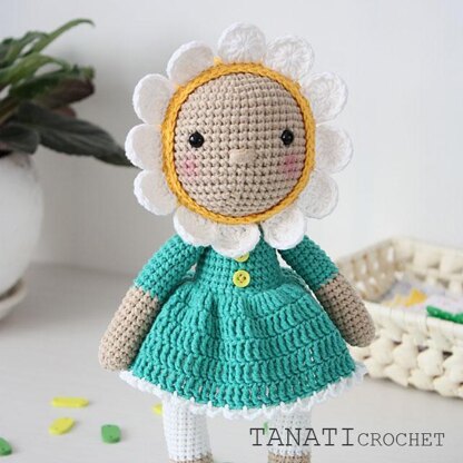 Crochet Pattern of DOLL - Chamomile