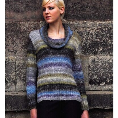 Noro Round Yoke Pullover PDF at WEBS