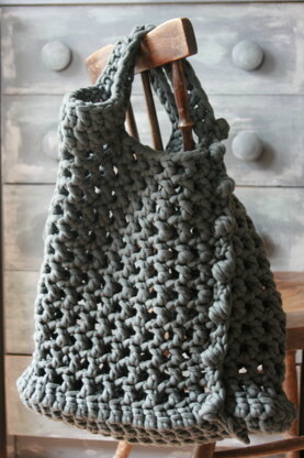 CROCHET bouncy super chunky BAG