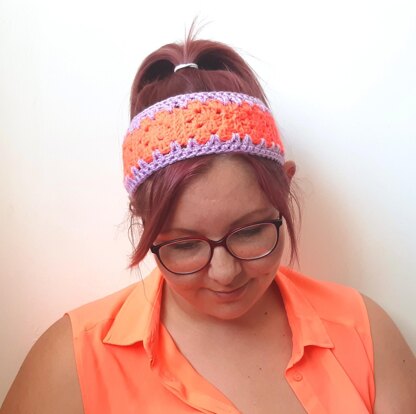 Mini Granny Headband Crochet pattern by CroCreate | LoveCrafts