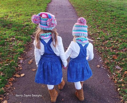 Inca hat and neck warmer