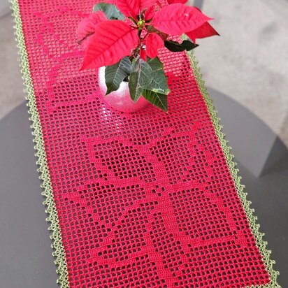 Poinsettia Table Runner