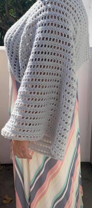 Bell Sleeve Convertible Sweater Scarf 4XL - 6XL