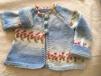 Child's chunky knit jacket