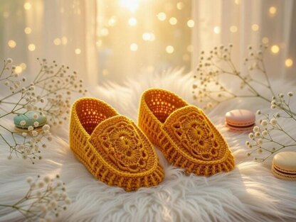 Crochet women shoes Pdf + Video Tutorial