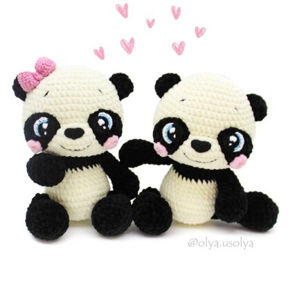 Yumi the Panda pattern (PDF + 5 videos)