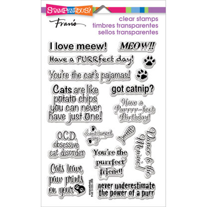 Stampendous Perfectly Clear Stamps - Cat Sayings
