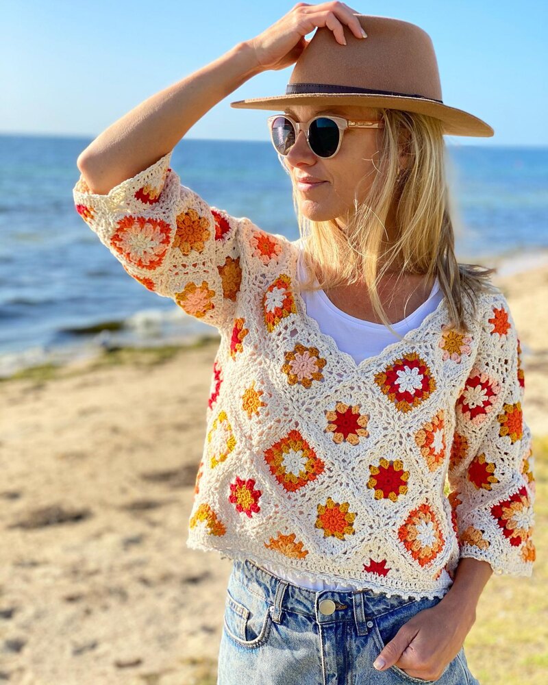 Oma Goodness Top Crochet pattern by Little Golden Nook | LoveCrafts