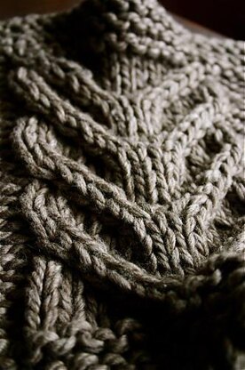 Stag Button Scarf