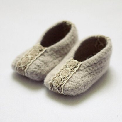 Felted Ballet Flats (baby -...